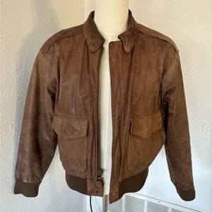Men's Brown Leather Jacket